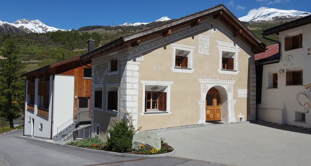 Chasa Plan Grond von aussen