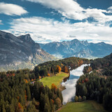 Ripresa con drone del Chapfensee