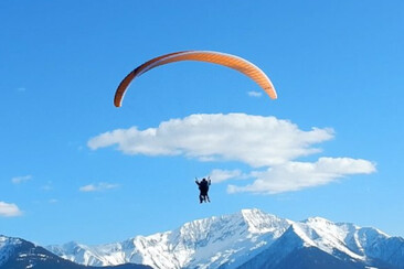 Gleitschirmfliegen mit Tandem
