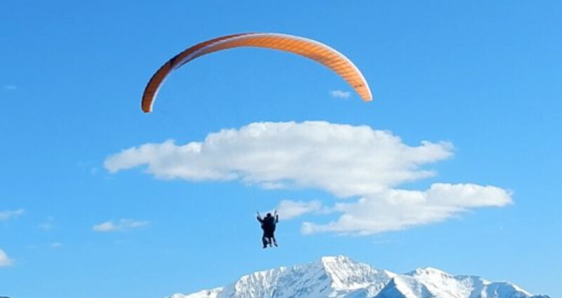 Gleitschirmfliegen mit Tandem