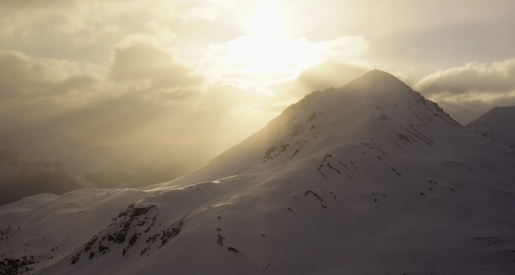 Morgenstimmung beim Aufstieg