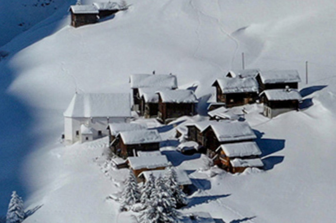 Kapelle Sogn Valentin Puzzatsch/Vrin