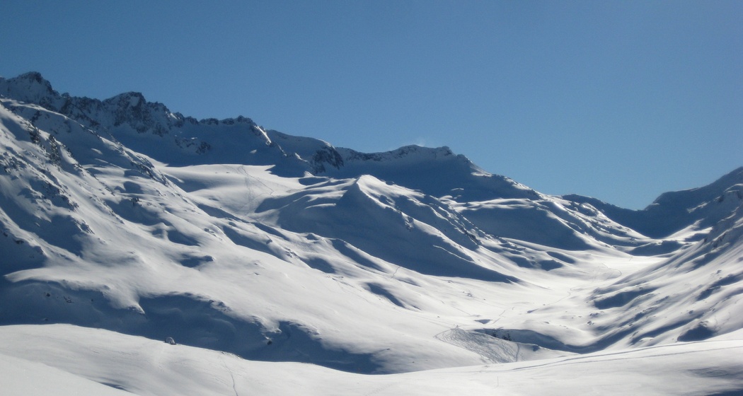 Blick zum Piz Borel und Passo Bornengo