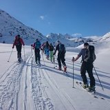Ascent towards Maighelshütte