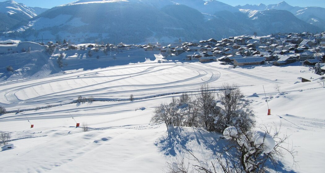 Die Übung- und Trailningsloipe von Brigels