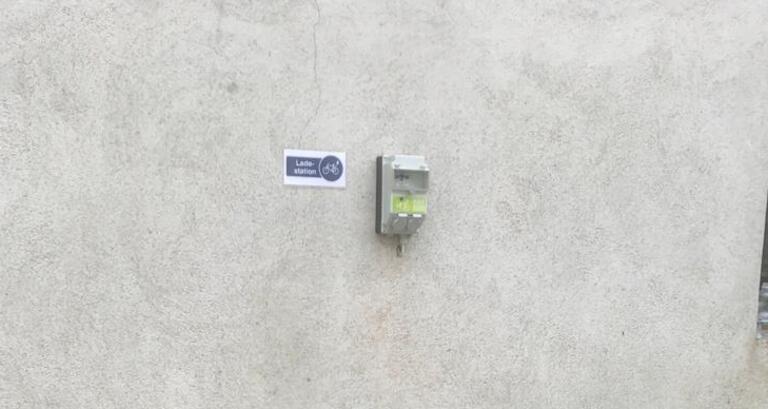 E-Bike-Ladestation Hinterrhein