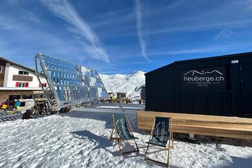 Solar Sauna Heuberge beim Berghaus Arflina