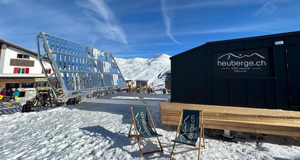 Solar Sauna Heuberge beim Berghaus Arflina
