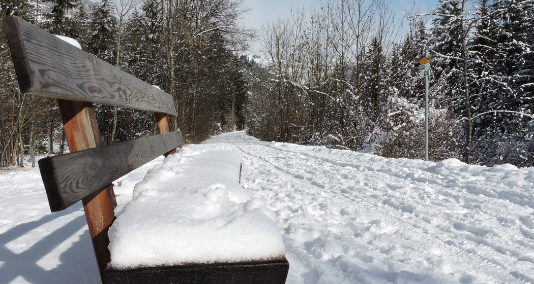 Gemütliches Einlaufen bei Ilanz