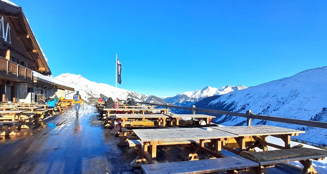 Abendstimmung auf der Terasse
