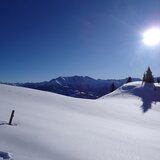 Au-dessus de la chapelle Sogn Francestg