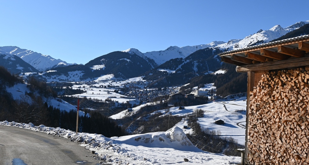 Ein Blick zurück nach Disentis