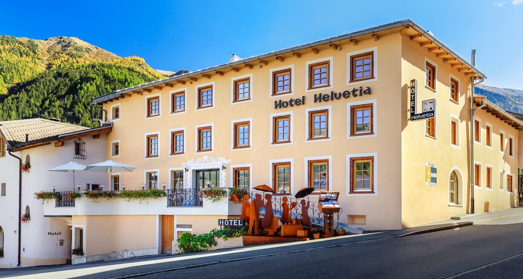 Eingang Hotel Helvetia
