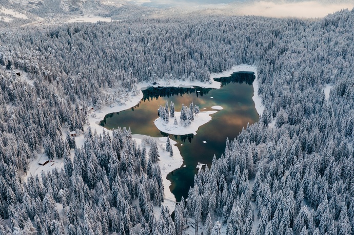 Caumasee Winter