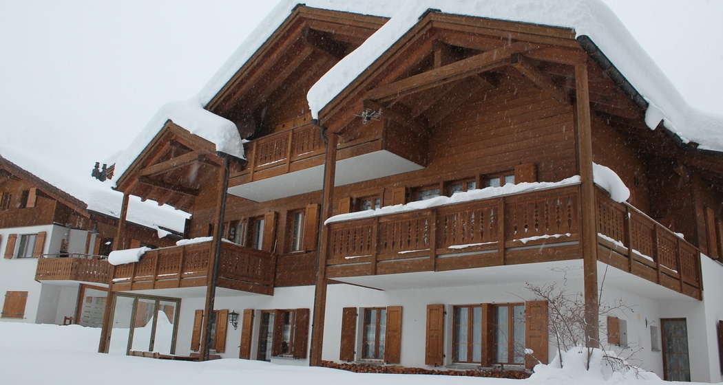 Aussenansicht Haus Winter