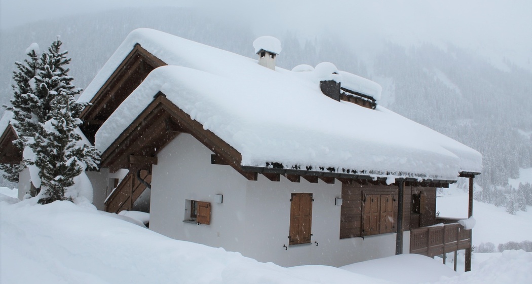 Aussenansicht Haus Winter