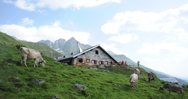 Berghütte Stalla Alp Glivers