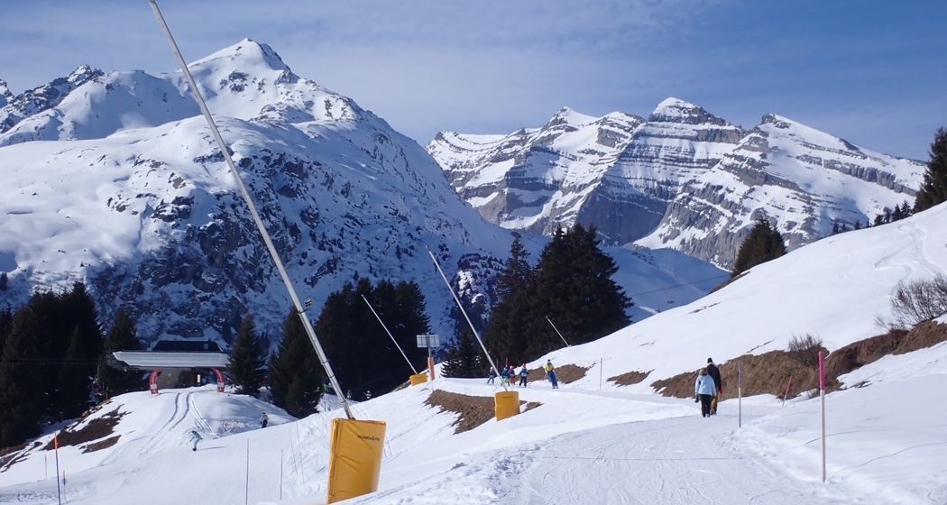 Die Schneelanzen gelten nicht für den Winterwanderweg