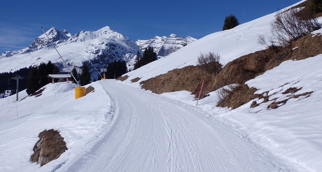 Immer dabei: Das Panorama von Brigels