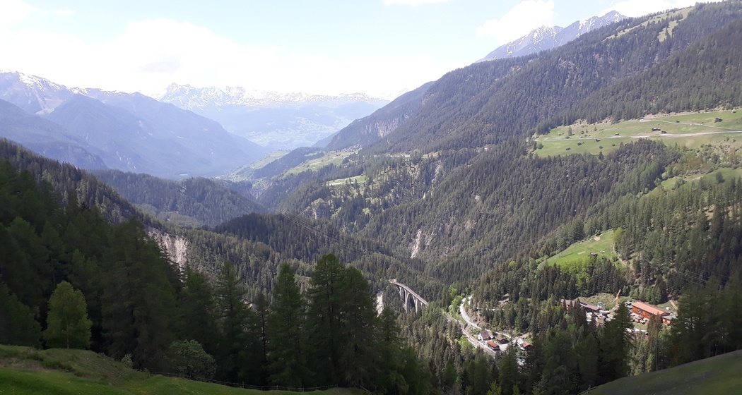 Blick zum Wiesnerviadukt