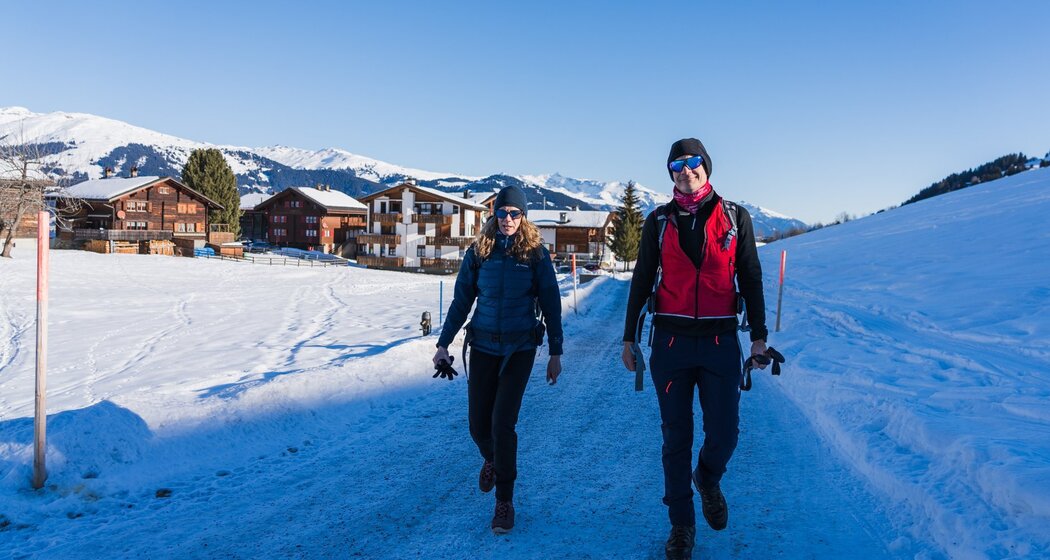In Obersaxen Misanenga kurz nach dem ersten Anstieg ab Meierhof