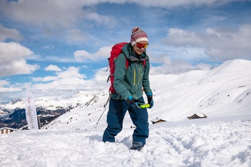Lawinensuchfeld Fideriser Heuberge - Suche