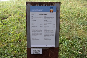 Informationstafel der Chalzina-Quelle