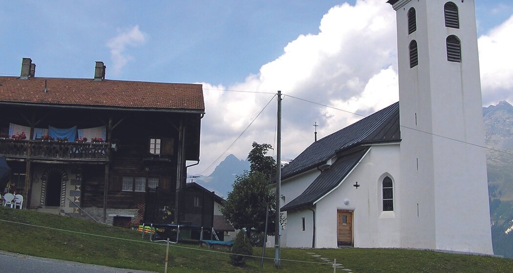 St.Martin ist der Ausgangspunkt der Wanderung