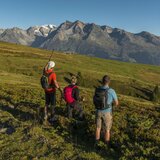 Da gustare, questo panorama sul lato di Brigels