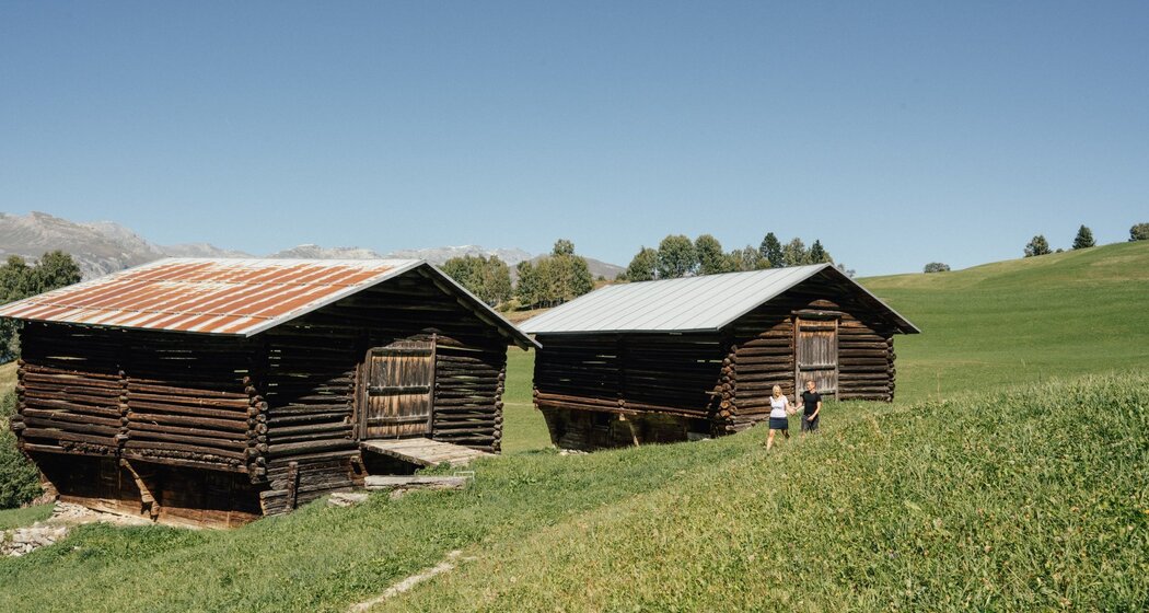 Kurz nach dem Start oberhalb von Meierhof