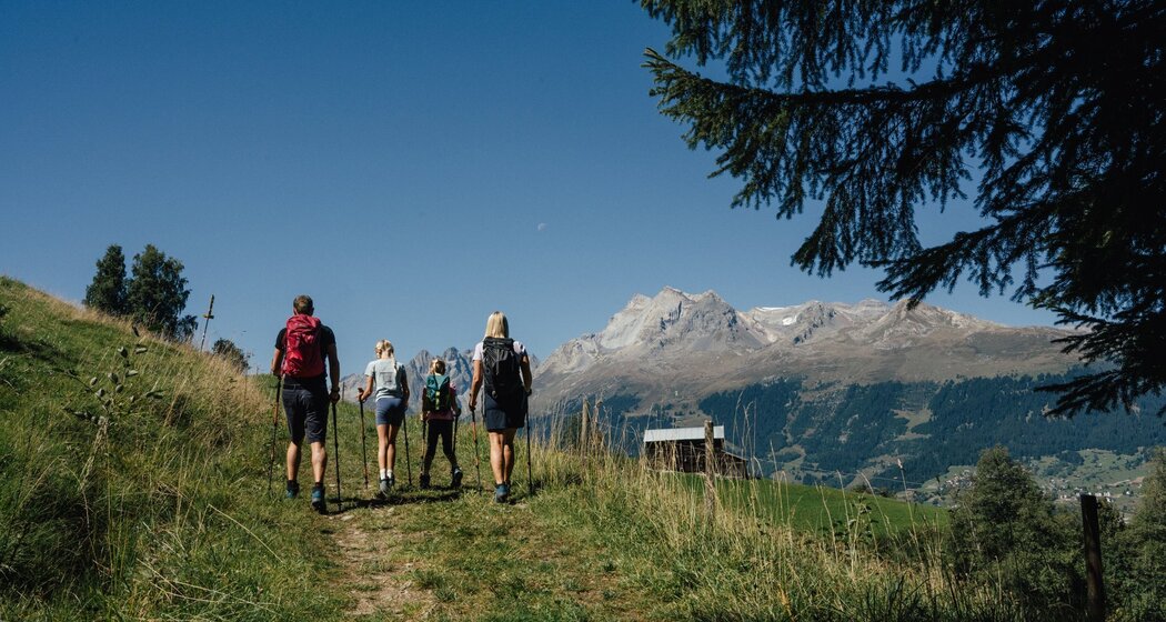 Es darf auch mal flach sein. Oberhalb Meierhof