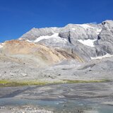 Oberhalb der Puntegliashütte ist es alpin