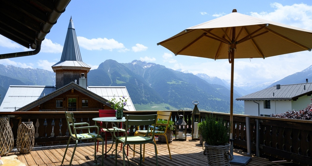 Ferienwohnung Valu Appartement - Terrasse