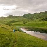 Trailrunning auf den Fideriser Heubergen mit dem Unter Clunersee