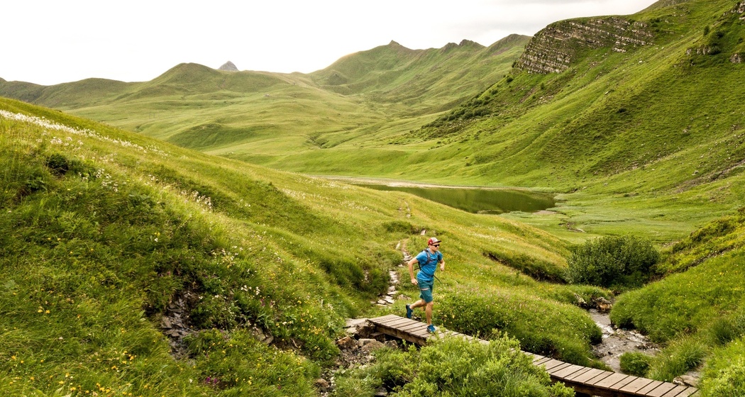 Glattwang Trail bei den Cluner Seen auf den Fideriser Heubergen