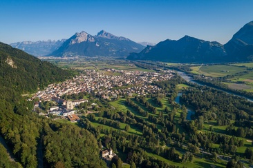 Bad Ragaz von oben