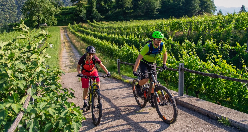 San Vittore in mountain bike