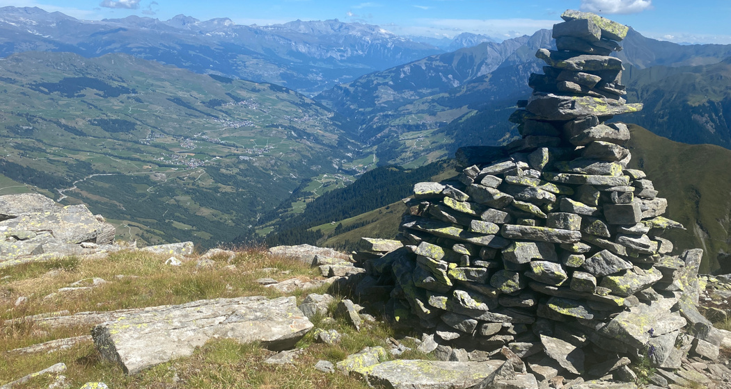 Steinmännchen auf dem Péz Regina