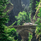 Viamala Gorge with bike