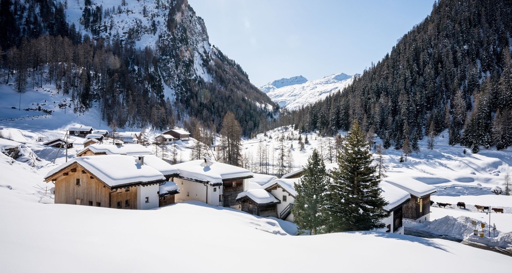 Avers-Cröt im Winter