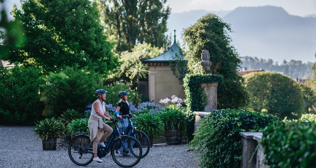 E-Bikende am Schloss Salenegg