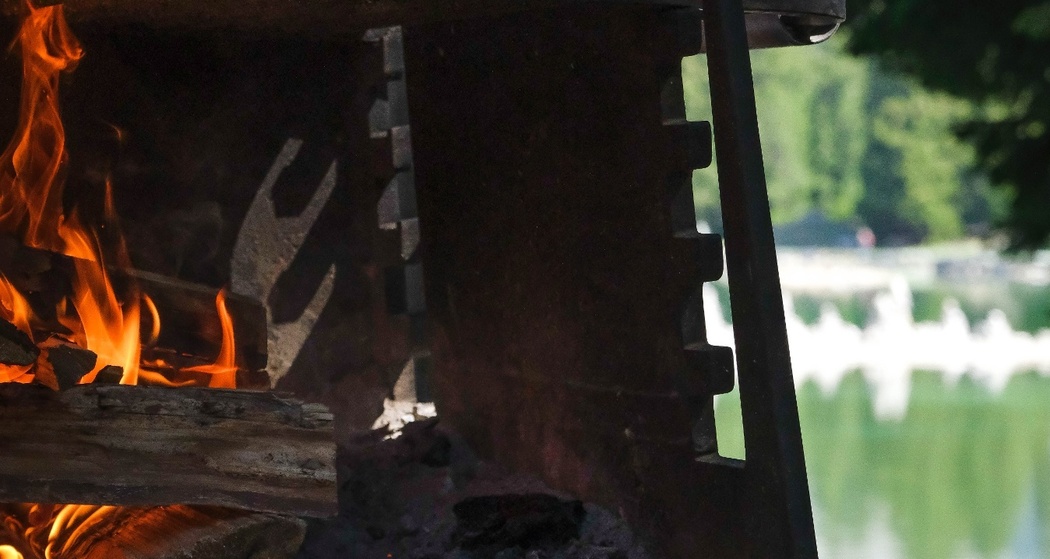 Grillstelle auf der Bieberinsel in Lenzerheide