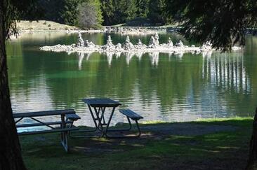 Steinmandli im Heidsee