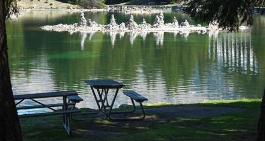 Steinmandli im Heidsee