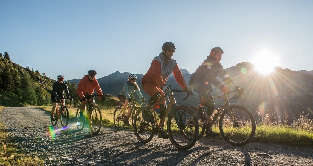 Gruppe Gravelbikende