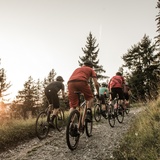 Gravelgruppe im Aufstieg