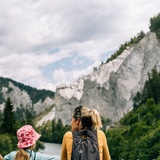 Vue sur la gorge du Rhin