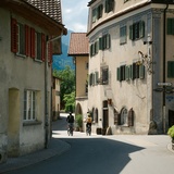 Fahrt durch die Dörfer der Bündner Herrschaft.