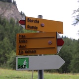 Panneau indicateur parcours de marche nordique 962