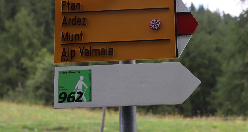 Wegweiser Nordic Walking Tour 962